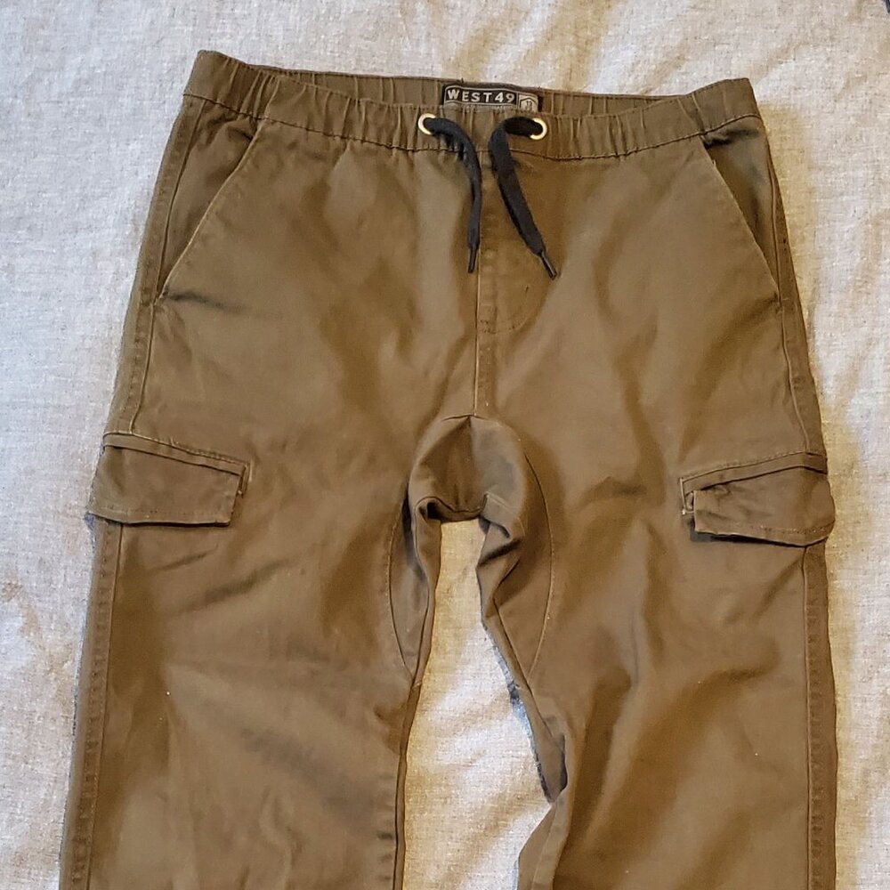 Kids - Cargo kaki pants